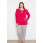 Bawełniana Piżama Damska Plus Size Christina Kod: 2038 Rozmiar : XL-4XL